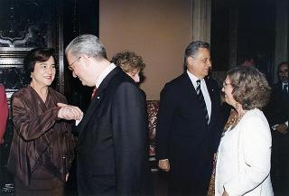 Pranzo a Palazzo Doria Pamphili, offerto dal Presidente della Repubblica Federativa del Brasile e dalla Signora Cardoso in onore del Presidente della Repubblica