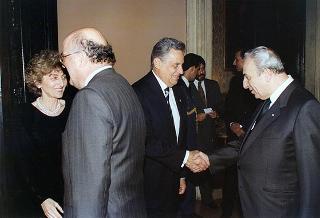 Pranzo a Palazzo Doria Pamphili, offerto dal Presidente della Repubblica Federativa del Brasile e dalla Signora Cardoso in onore del Presidente della Repubblica