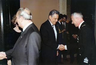 Pranzo a Palazzo Doria Pamphili, offerto dal Presidente della Repubblica Federativa del Brasile e dalla Signora Cardoso in onore del Presidente della Repubblica