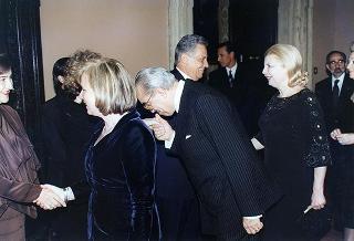 Pranzo a Palazzo Doria Pamphili, offerto dal Presidente della Repubblica Federativa del Brasile e dalla Signora Cardoso in onore del Presidente della Repubblica