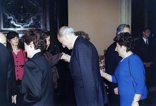 Pranzo a Palazzo Doria Pamphili, offerto dal Presidente della Repubblica Federativa del Brasile e dalla Signora Cardoso in onore del Presidente della Repubblica