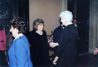 Pranzo a Palazzo Doria Pamphili, offerto dal Presidente della Repubblica Federativa del Brasile e dalla Signora Cardoso in onore del Presidente della Repubblica