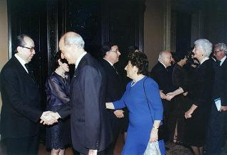 Pranzo a Palazzo Doria Pamphili, offerto dal Presidente della Repubblica Federativa del Brasile e dalla Signora Cardoso in onore del Presidente della Repubblica