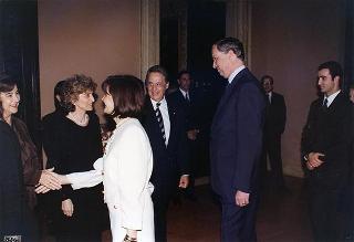 Pranzo a Palazzo Doria Pamphili, offerto dal Presidente della Repubblica Federativa del Brasile e dalla Signora Cardoso in onore del Presidente della Repubblica