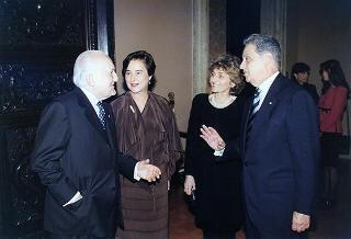 Pranzo a Palazzo Doria Pamphili, offerto dal Presidente della Repubblica Federativa del Brasile e dalla Signora Cardoso in onore del Presidente della Repubblica