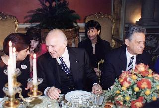 Pranzo a Palazzo Doria Pamphili, offerto dal Presidente della Repubblica Federativa del Brasile e dalla Signora Cardoso in onore del Presidente della Repubblica