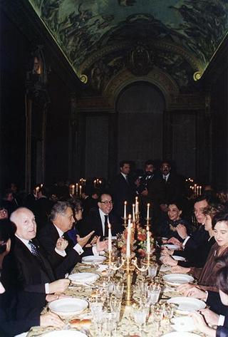 Pranzo a Palazzo Doria Pamphili, offerto dal Presidente della Repubblica Federativa del Brasile e dalla Signora Cardoso in onore del Presidente della Repubblica