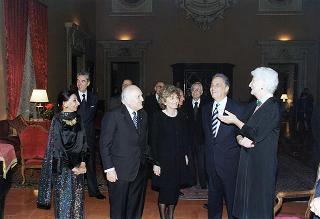 Pranzo a Palazzo Doria Pamphili, offerto dal Presidente della Repubblica Federativa del Brasile e dalla Signora Cardoso in onore del Presidente della Repubblica