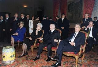 Pranzo a Palazzo Doria Pamphili, offerto dal Presidente della Repubblica Federativa del Brasile e dalla Signora Cardoso in onore del Presidente della Repubblica