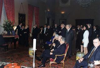 Pranzo a Palazzo Doria Pamphili, offerto dal Presidente della Repubblica Federativa del Brasile e dalla Signora Cardoso in onore del Presidente della Repubblica