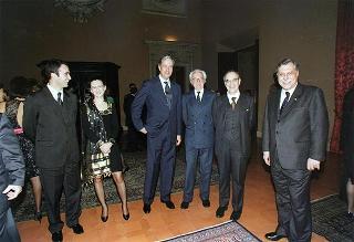 Pranzo a Palazzo Doria Pamphili, offerto dal Presidente della Repubblica Federativa del Brasile e dalla Signora Cardoso in onore del Presidente della Repubblica