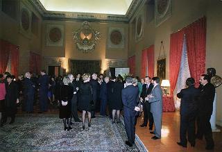 Pranzo a Palazzo Doria Pamphili, offerto dal Presidente della Repubblica Federativa del Brasile e dalla Signora Cardoso in onore del Presidente della Repubblica