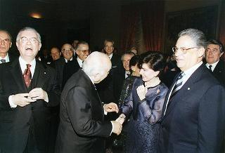 Pranzo a Palazzo Doria Pamphili, offerto dal Presidente della Repubblica Federativa del Brasile e dalla Signora Cardoso in onore del Presidente della Repubblica