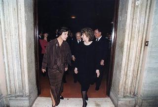 Pranzo a Palazzo Doria Pamphili, offerto dal Presidente della Repubblica Federativa del Brasile e dalla Signora Cardoso in onore del Presidente della Repubblica