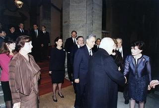 Pranzo a Palazzo Doria Pamphili, offerto dal Presidente della Repubblica Federativa del Brasile e dalla Signora Cardoso in onore del Presidente della Repubblica