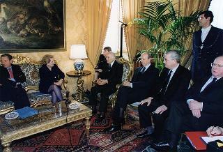 Incontro del Presidente della Repubblica Oscar Luigi Scalfaro con Madeleine Albright, Segretario di Stato degli Stati Uniti d'America