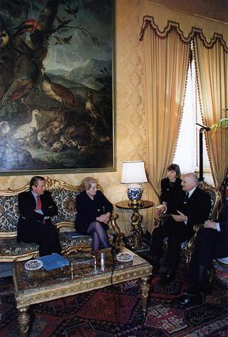 Incontro del Presidente della Repubblica Oscar Luigi Scalfaro con Madeleine Albright, Segretario di Stato degli Stati Uniti d'America