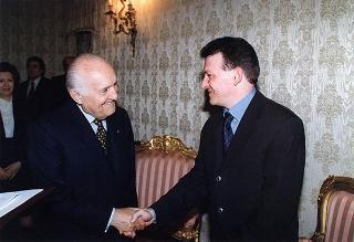 Intervento del Presidente della Repubblica Oscar Luigi Scalfaro alla presentazione dell'opera "Hortus Conclusus. La Riviera del Principe Vescovo"