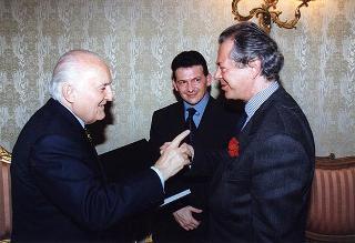 Intervento del Presidente della Repubblica Oscar Luigi Scalfaro alla presentazione dell'opera "Hortus Conclusus. La Riviera del Principe Vescovo"
