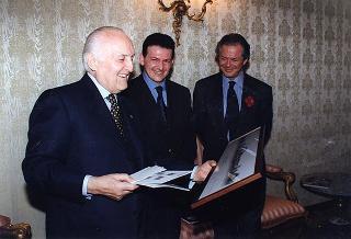 Intervento del Presidente della Repubblica Oscar Luigi Scalfaro alla presentazione dell'opera "Hortus Conclusus. La Riviera del Principe Vescovo"