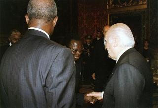 Kouassi Emmanuel Alexandre Nouama, nuovo ambasciatore della Repubblica di Costa d'Avorio: presentazione lettere credenziali