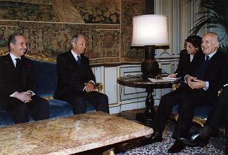 Incontro del Presidente della Repubblica Oscar Luigi Scalfaro con Abdelatif Filali, Primo Ministro e ministro degli affari esteri del Regno del Marocco