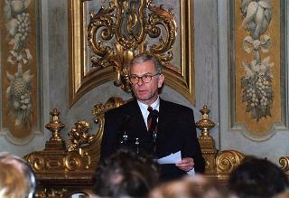 Incontro del Presidente della Repubblica Oscar Luigi Scalfaro con un gruppo parlamentare del Partito Popolare Europeo del Parlamento Europeo