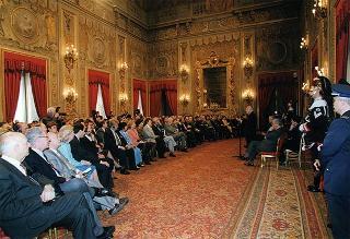 Incontro del Presidente della Repubblica Oscar Luigi Scalfaro con un gruppo parlamentare del Partito Popolare Europeo del Parlamento Europeo