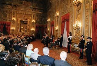 Incontro del Presidente della Repubblica Oscar Luigi Scalfaro con un gruppo parlamentare del Partito Popolare Europeo del Parlamento Europeo