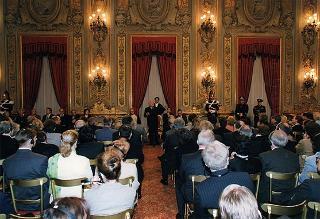 Incontro del Presidente della Repubblica Oscar Luigi Scalfaro con un gruppo parlamentare del Partito Popolare Europeo del Parlamento Europeo
