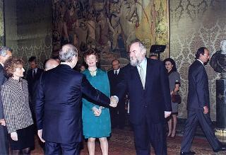Incontro e colazione con la signora Mary Robinson, Presidente dell'Irlanda