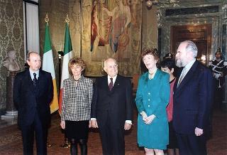 Incontro e colazione con la signora Mary Robinson, Presidente dell'Irlanda