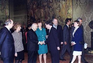 Incontro e colazione con la signora Mary Robinson, Presidente dell'Irlanda