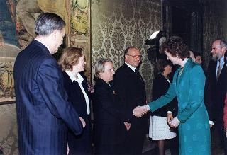 Incontro e colazione con la signora Mary Robinson, Presidente dell'Irlanda