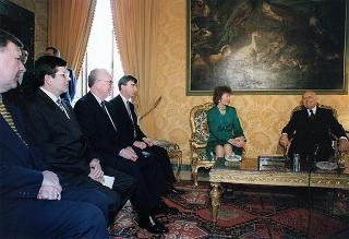 Incontro e colazione con la signora Mary Robinson, Presidente dell'Irlanda