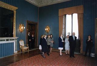Incontro e colazione con la signora Mary Robinson, Presidente dell'Irlanda
