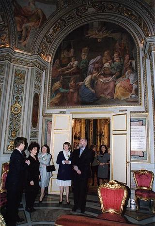 Incontro e colazione con la signora Mary Robinson, Presidente dell'Irlanda