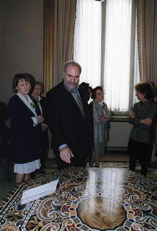 Incontro e colazione con la signora Mary Robinson, Presidente dell'Irlanda