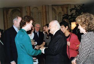 Incontro e colazione con la signora Mary Robinson, Presidente dell'Irlanda