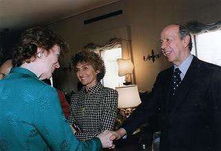 Incontro e colazione con la signora Mary Robinson, Presidente dell'Irlanda