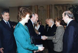 Incontro e colazione con la signora Mary Robinson, Presidente dell'Irlanda