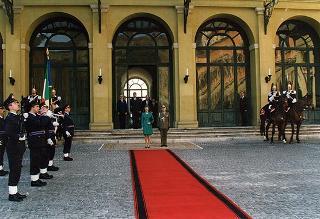 Incontro e colazione con la signora Mary Robinson, Presidente dell'Irlanda