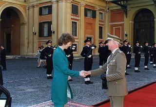 Incontro e colazione con la signora Mary Robinson, Presidente dell'Irlanda