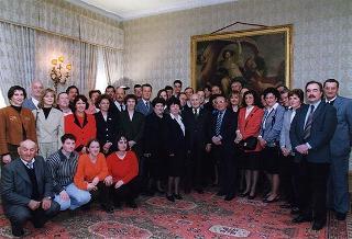 Incontro del Presidente della Repubblica Oscar Luigi Scalfaro con una delegazione della Comunità italiana di Buie-Croazia