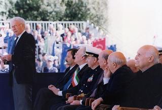 Visita del Presidente della Repubblica, in forma ufficiale, alla città di La Spezia, in occasione della cerimonia di consegna della Medaglia d'Oro al Valor Militare al Gonfalone della Provincia.