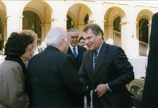 Visita di Stato in Italia del Presidente della Repubblica di Polonia Aleksander Kwasniewski e signora