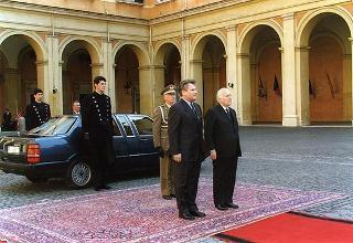 Visita di Stato in Italia del Presidente della Repubblica di Polonia Aleksander Kwasniewski e signora