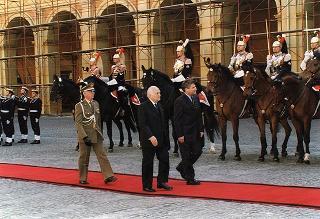 Visita di Stato in Italia del Presidente della Repubblica di Polonia Aleksander Kwasniewski e signora