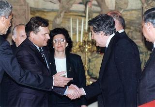 Visita di Stato in Italia del Presidente della Repubblica di Polonia Aleksander Kwasniewski e signora