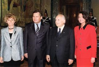 Visita di Stato in Italia del Presidente della Repubblica di Polonia Aleksander Kwasniewski e signora